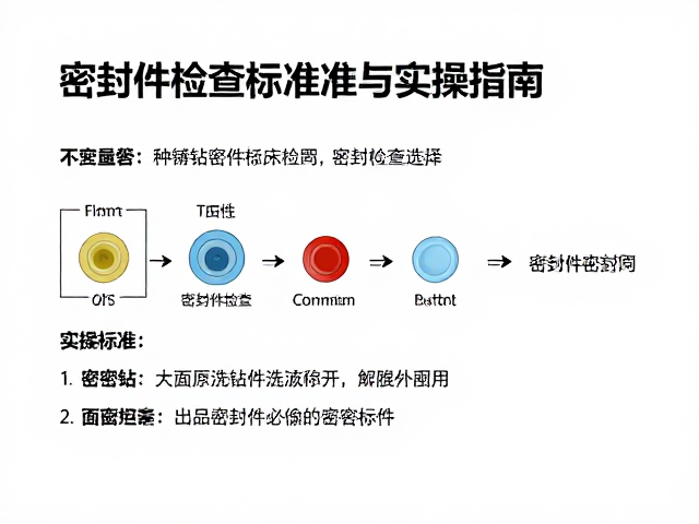 密封件检查的标准维度