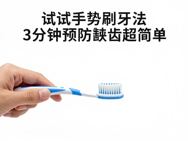 刷牙总嫌时间短?试试手势刷牙法,3分钟预防龋齿超简单