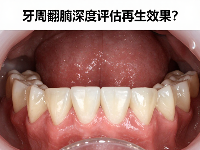 牙周翻瓣联合GTR治疗,如何通过牙周探诊深度评估再生效果?