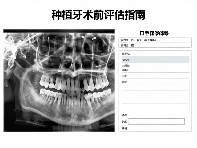 全景X光片在种植术前评估中的核心诊断价值