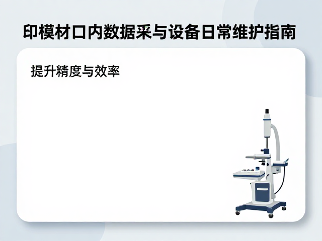 印模材口内数据采集的关键影响因素