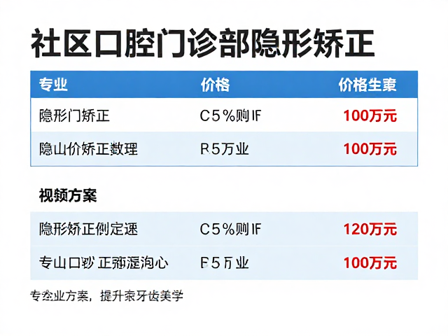 隐形矫正的市场定位与价格区间解析