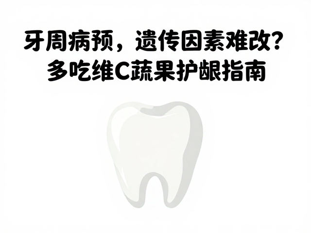 牙周病预防,遗传因素难改?多吃维C蔬果护龈指南