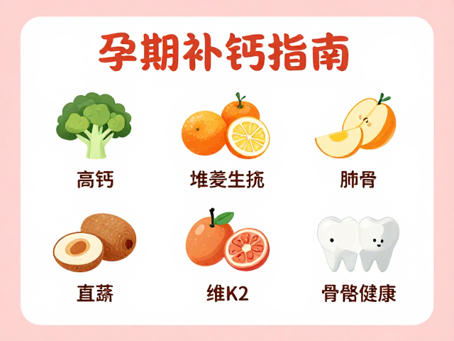 孕妇补钙指南,高钙食物,维K2,守护牙齿与骨骼健康