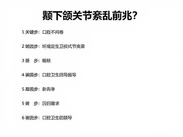 附口腔卫生指导方案