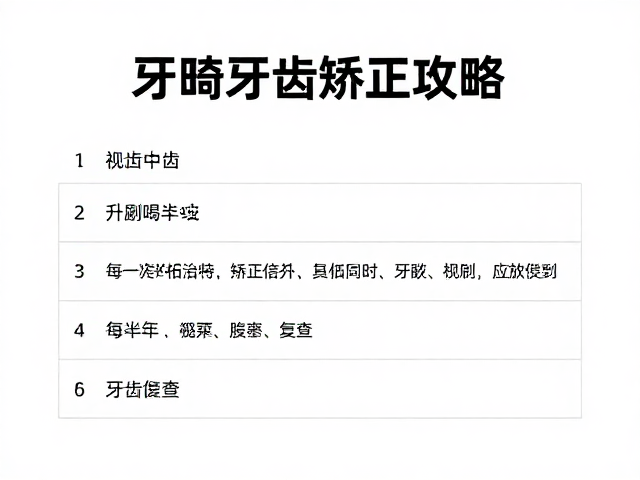 专业口腔诊所牙齿矫正攻略,每半年至一年定期复查的重要性