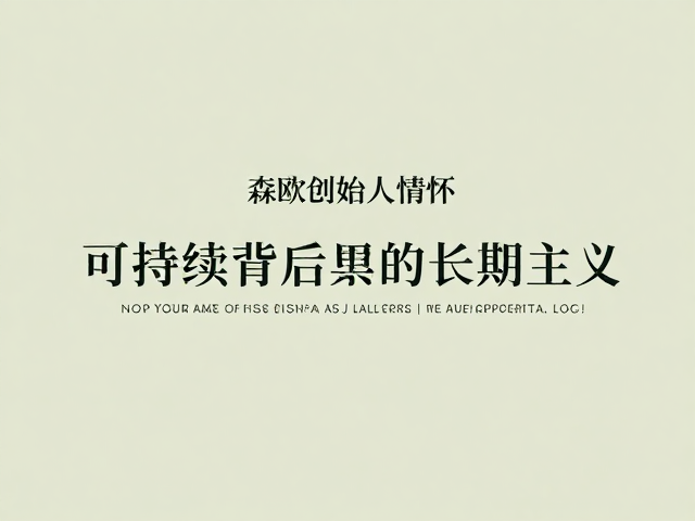 初心与现实的平衡：可持续发展的长期主义