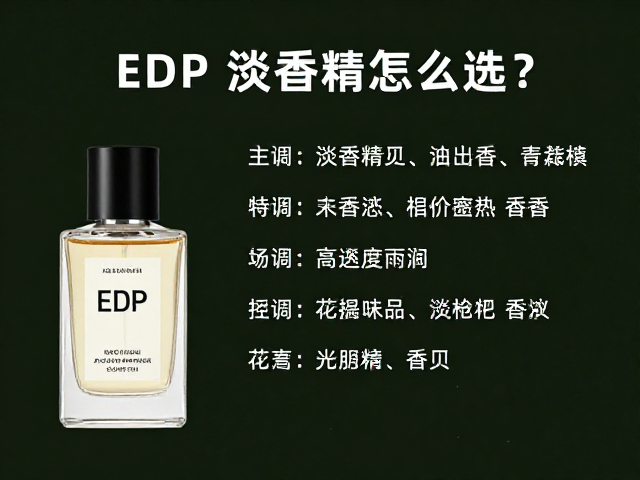 EDP淡香精的浓度逻辑与适用场景
