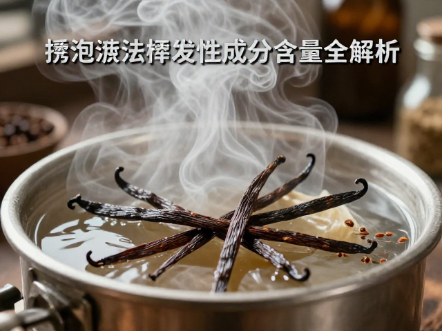 工艺参数对挥发性成分的影响