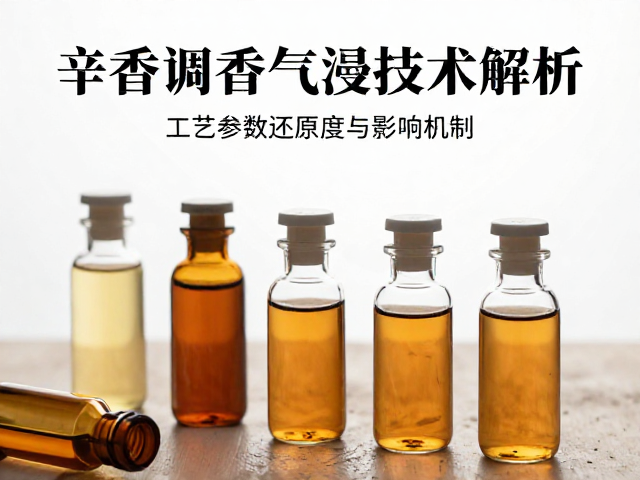 工艺参数对香气还原度的影响机制
