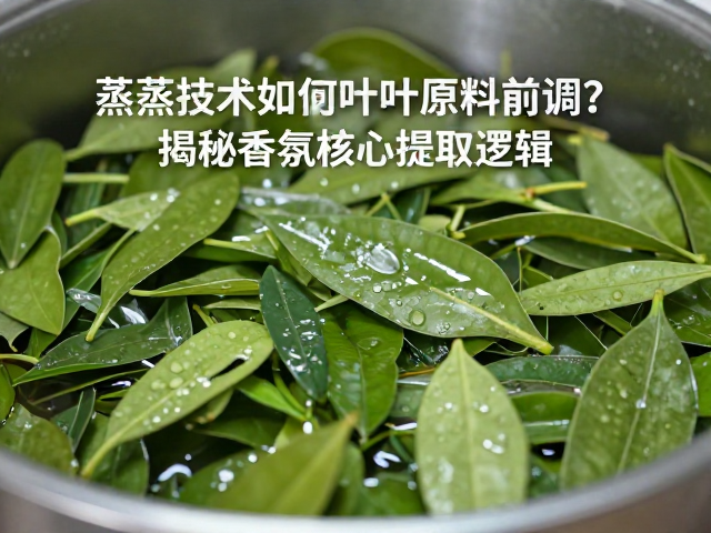 后蒸馏处理对挥发性成分的固化与保留