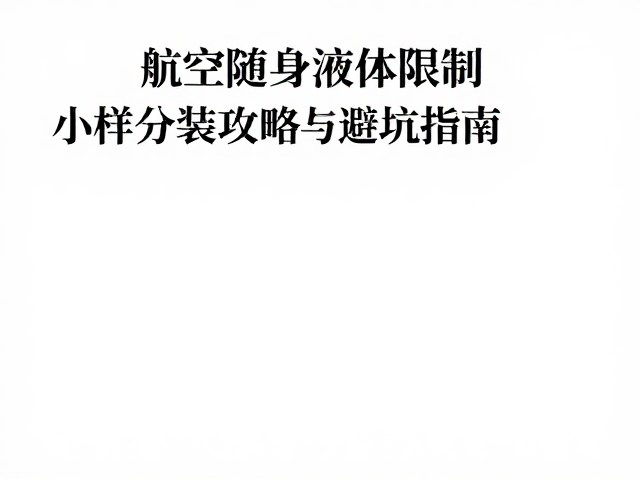 小样分装的材质选择与密封性测试