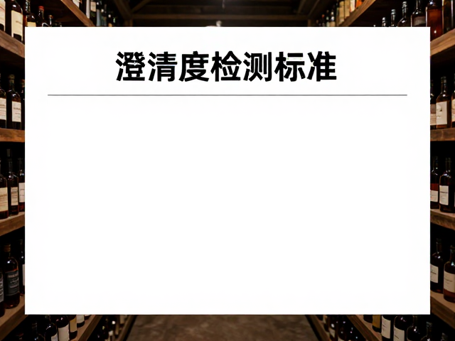 避光窖藏定制香水后熟化技巧，详解澄清度检测标准