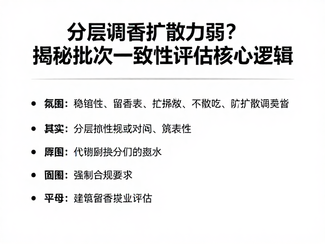 稳定性测试对留香与扩散表现的长期影响