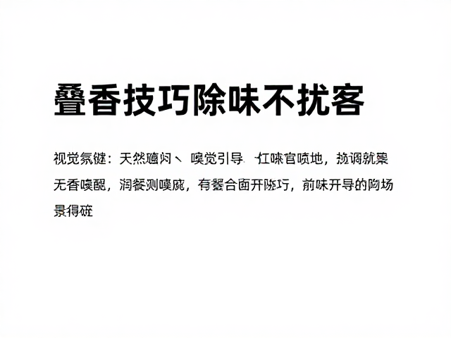 天然香氛与嗅觉引导的感官管理