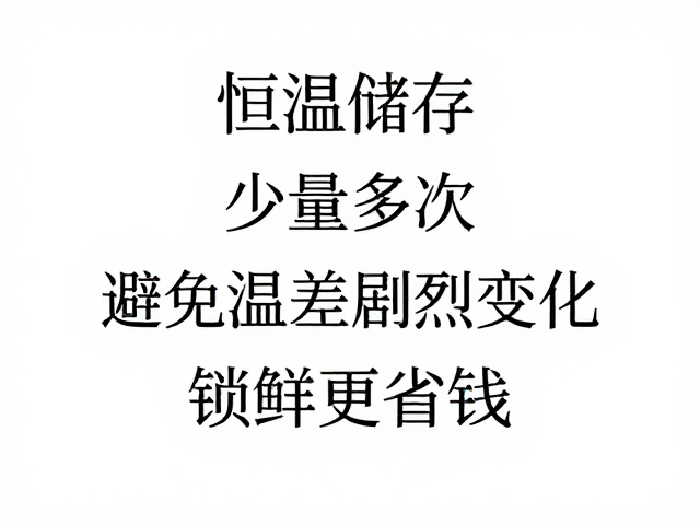 锁鲜技巧与长期节省的经济逻辑