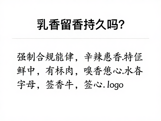 解析乳香独特的辛辣感与嗅觉特征