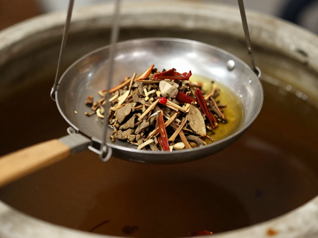 古法油膏制作的核心在于香材的精准称量