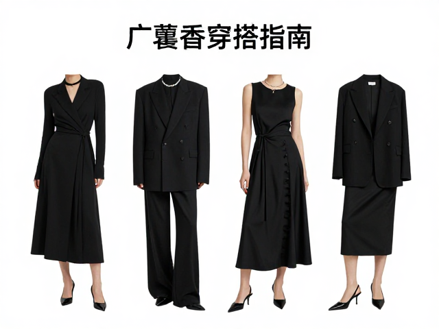 全黑造型与材质对比：极致的高冷表达