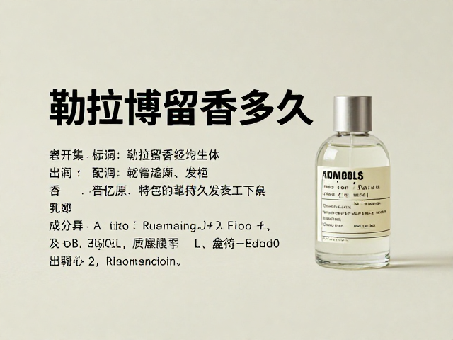 影响留香持久度的关键变量
