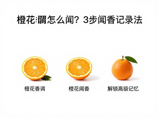 橙花香调怎么闻？3步闻香记录法，解锁高级嗅觉记忆