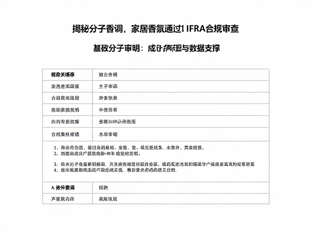 合规审查流程中的成分声明与数据支撑