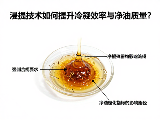 浸提残留物对净油理化指标的影响路径