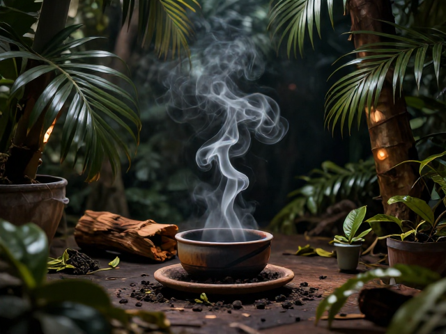 热带风情与木质烟熏的嗅觉交织