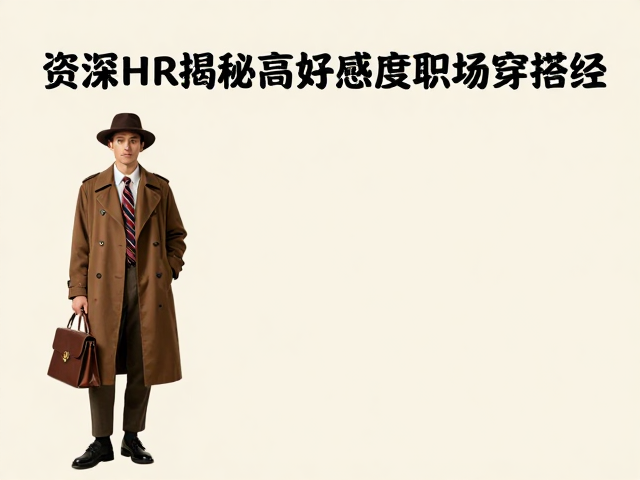 面试穿复古风配烟草香?资深HR揭秘高好感度职场穿搭经