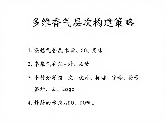 多维香气层次的构建策略