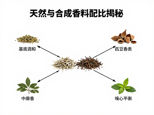 天然与合成香料配比揭秘,基底调和中麝香类定香的核心逻辑