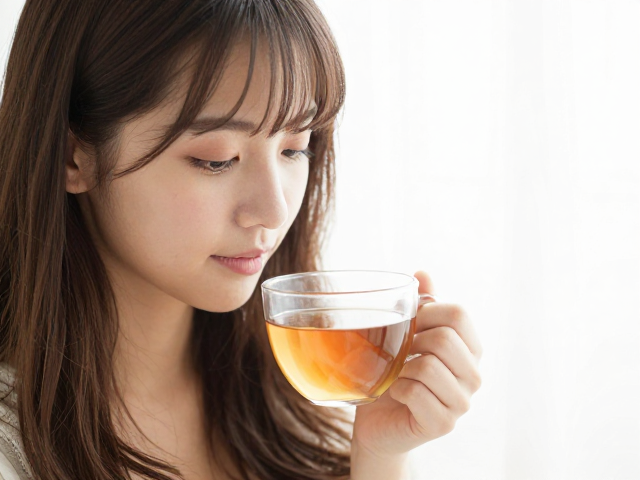 晨间光景与一杯温热的草本茶