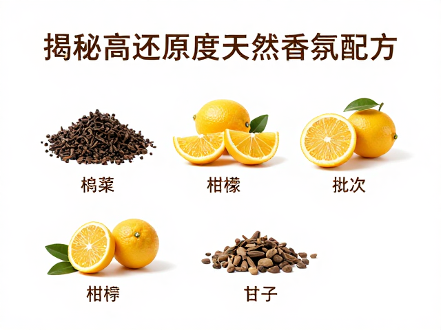 动物香材搭配柑橘类,批次稳定,揭秘高还原度天然香氛配方