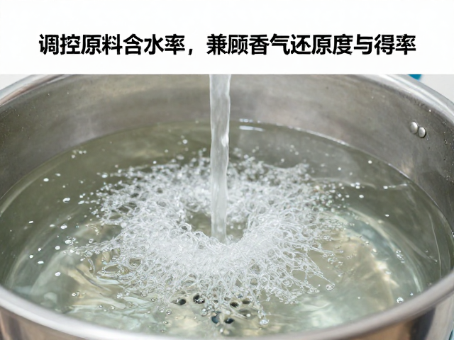兼顾得率与香气品质的工艺优化路径