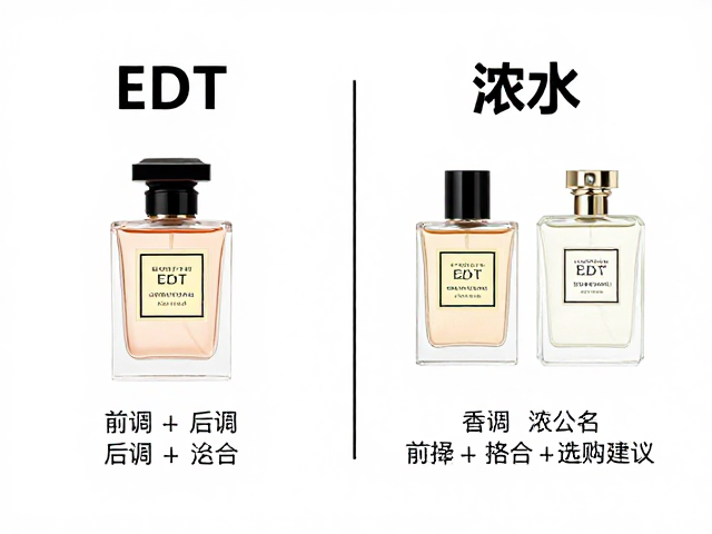 EDT淡香水与浓香水价格对比,详解前中后调变化与选购建议