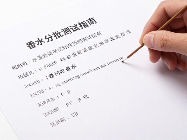 标准化试香纸的使用与涂抹技巧