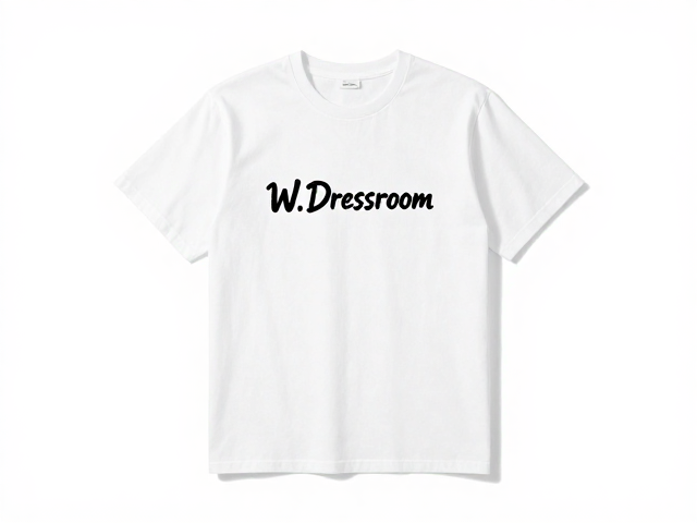W.Dressroom书法字体T恤适合什么季节？春秋穿搭指南