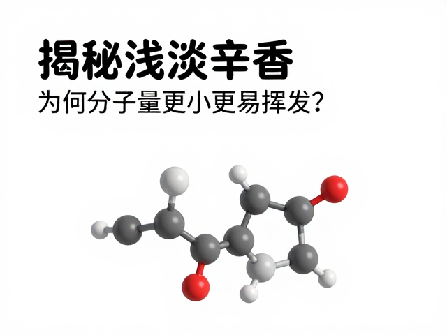 揭秘浅淡辛香,春季清新前调为何分子量更小更易挥发?