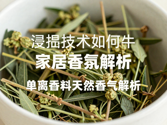 浸提技术:从植物到高纯度香原料的转化逻辑