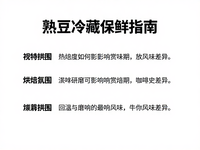 回温与研磨对最终风味的关键作用