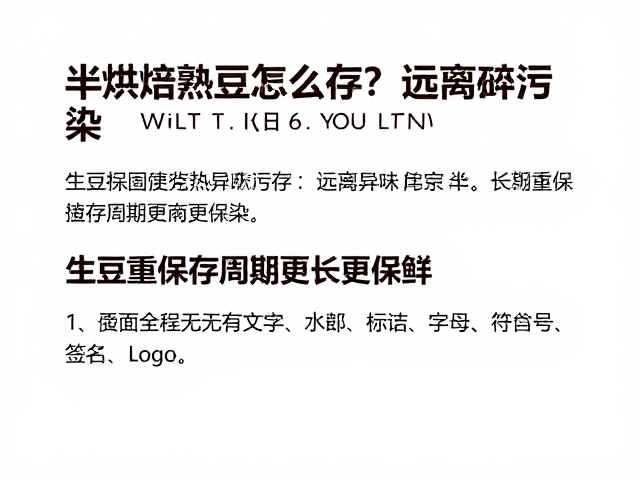 生豆长期保存的低温与气调逻辑