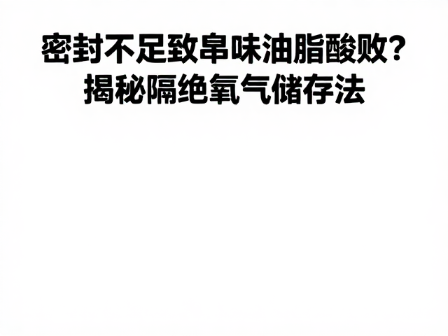 密封失效引发的油脂化学危机