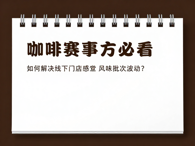 咖啡赛事方必看,如何解决线下门店风味批次波动?