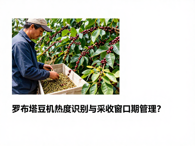 罗布斯塔豆成熟度识别与采收窗口期管理
