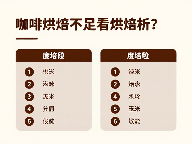 冲泡参数对烘焙表现的影响