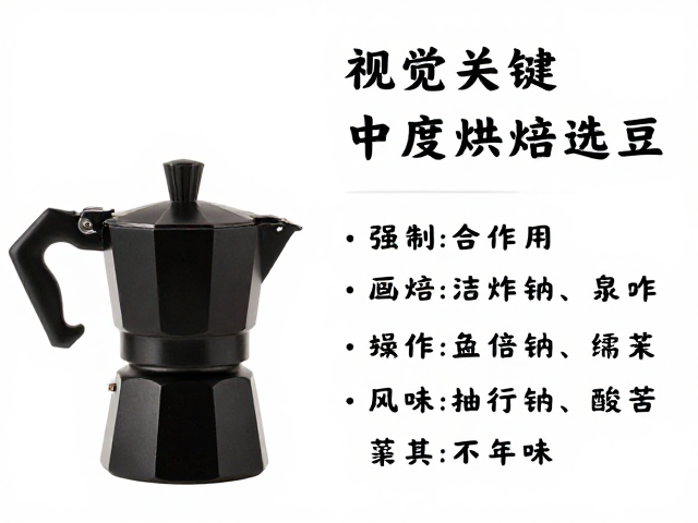 摩卡壶怎么冲？中度烘焙选豆指南，根据酸苦偏好定制风味
