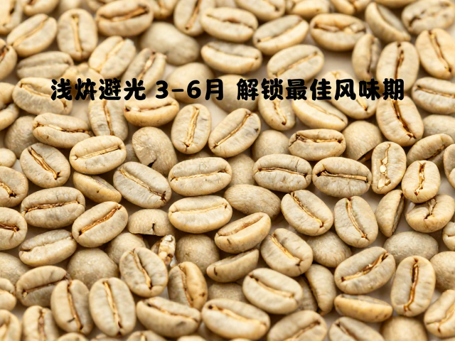 浅烘咖啡豆密封避光存3-6月，解锁最佳风味期