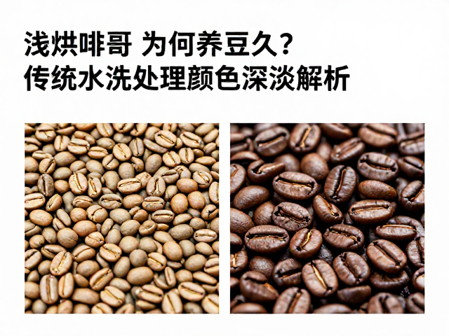 水洗处理法对咖啡豆颜色与养豆的影响