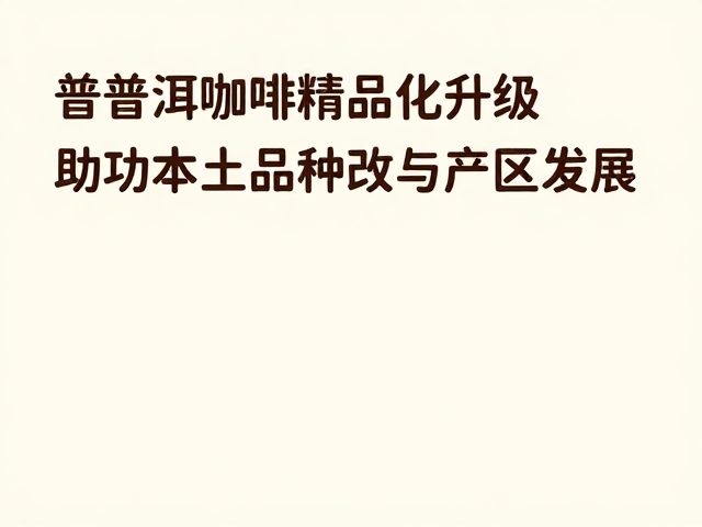 维也纳咖啡传统工艺在普洱产区的融合创新