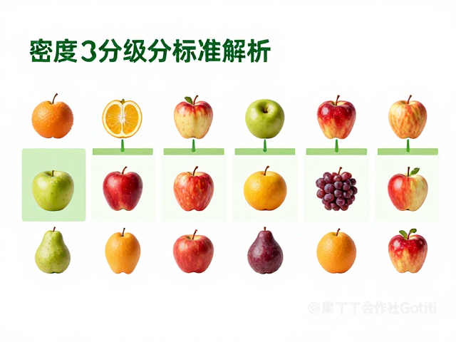 有机果品分级中的密度物理特性与品质关联